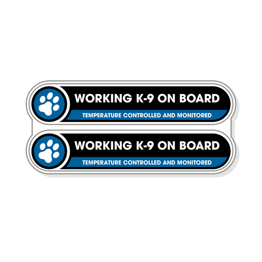 Working K9 Stickers for Car