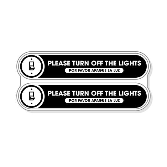 Turn Off the Lights Stickers