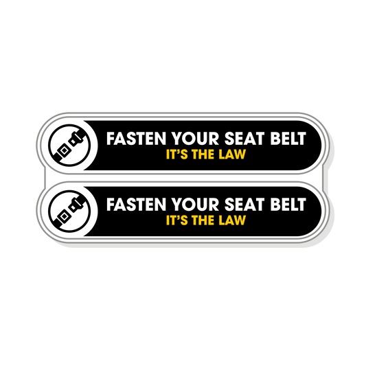 Fasten your Seatbelt Stickers for Car